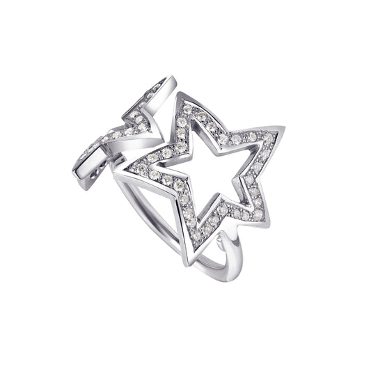 Diamond star ring