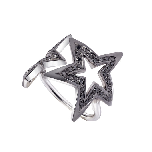 Black diamond ring
