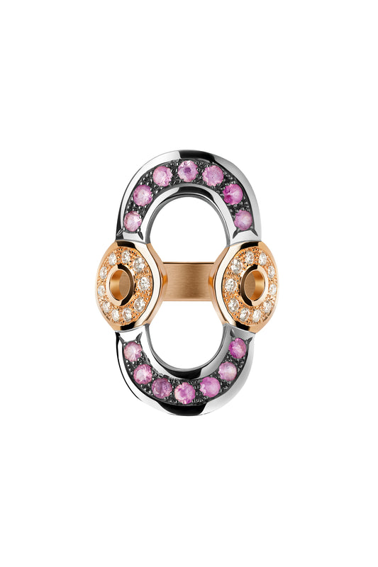 Pink sapphire ring