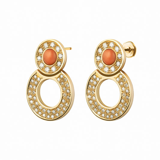 Powerstone Corail - Earrings