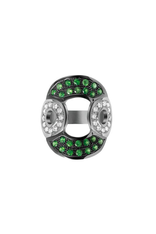 Tsavorite ring