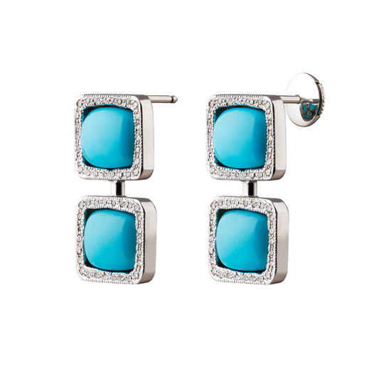 Powerstone Turquoise - Earrings