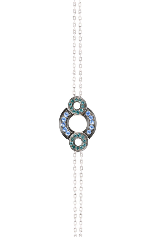 Blue sapphire bracelet