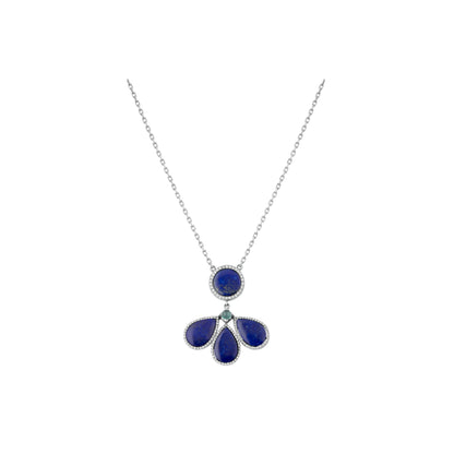 Powerstone Lapis Drop Necklace