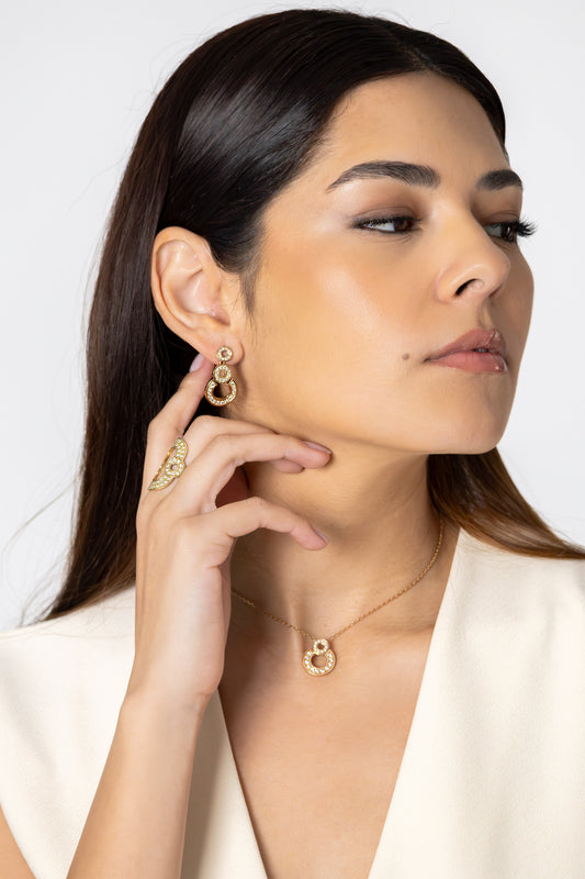 Diamond Circle Statement Set