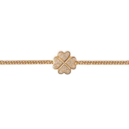 Lucky Clover Diamond Bracelet