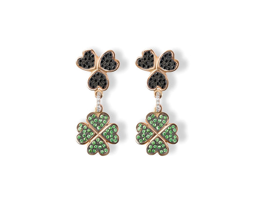 Lucky tsavorites earrings