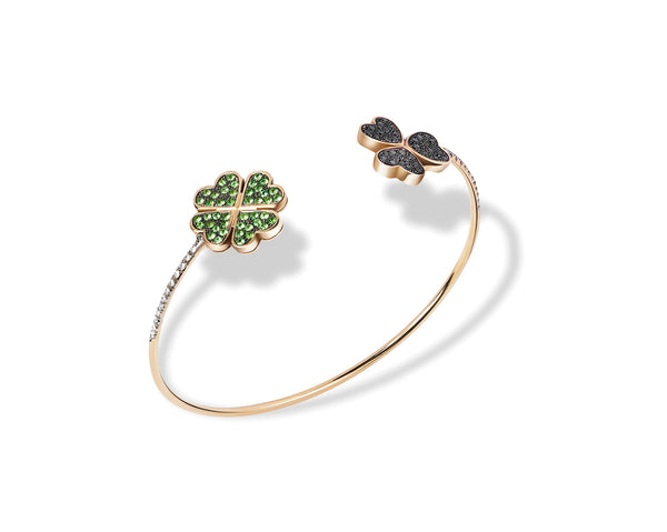 Lucky tsavorites bracelet