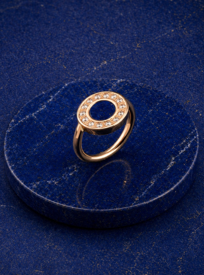 Powerstone Lapis Lazuli & Diamond Ring