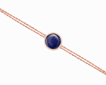 Powerstone Lapis Lazuli & Diamond Bracelet