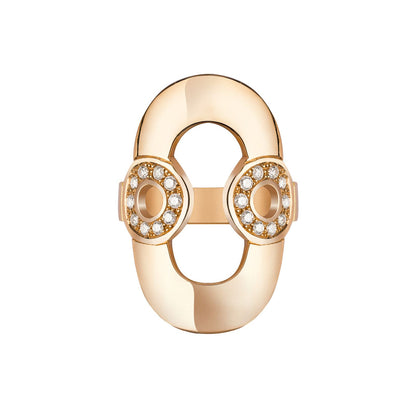 Yellow Gold Diamond Signature Ring