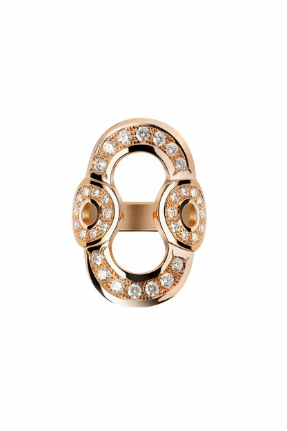 Yellow Gold Diamond Statement Ring